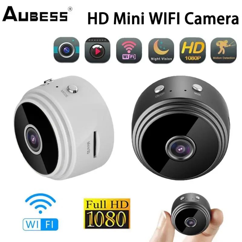 Mini WIFI Camera 1080P HD IP Wireless Cloud Storage Infrared Night Vision Smart Baby Monitor Phone APP SD Card Home Security