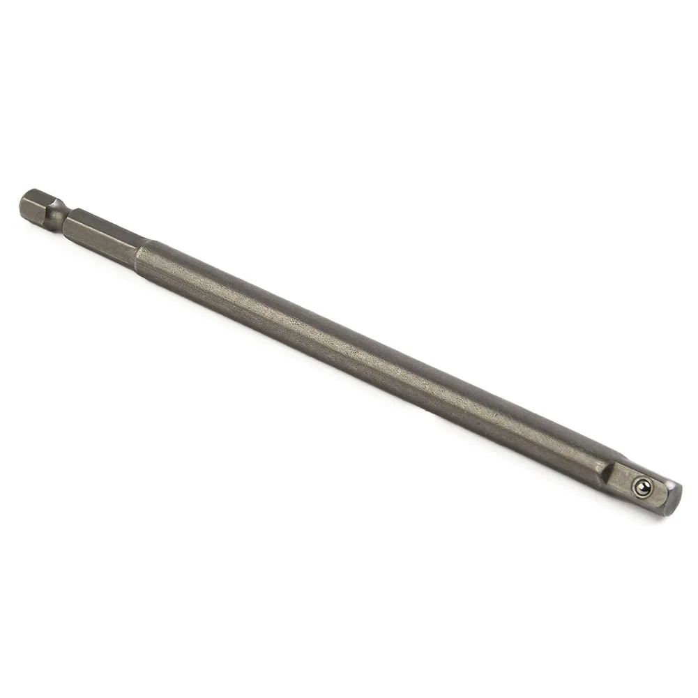 

1/3pcs 1/4'' 3/8'' 1/2'' 150mm 1/4-inch Hex Socket Adapter Set Square Impact Drill Bit For Hexagonal Hole Three Jaw Chuck Tools