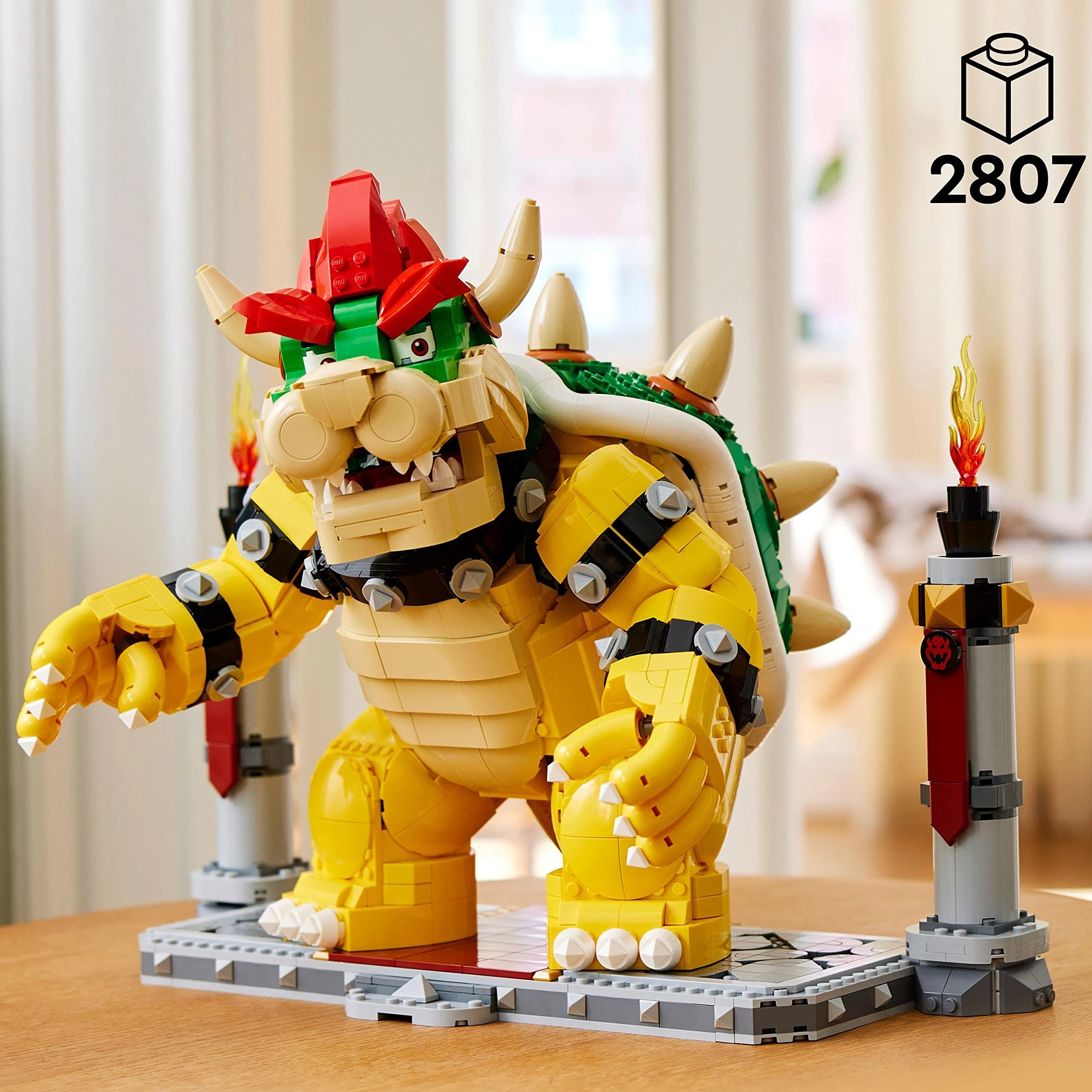 В наличии 2022 Новинка The Mighty Bowsered совместимый 71411 2807 шт. Набор строительных блоков