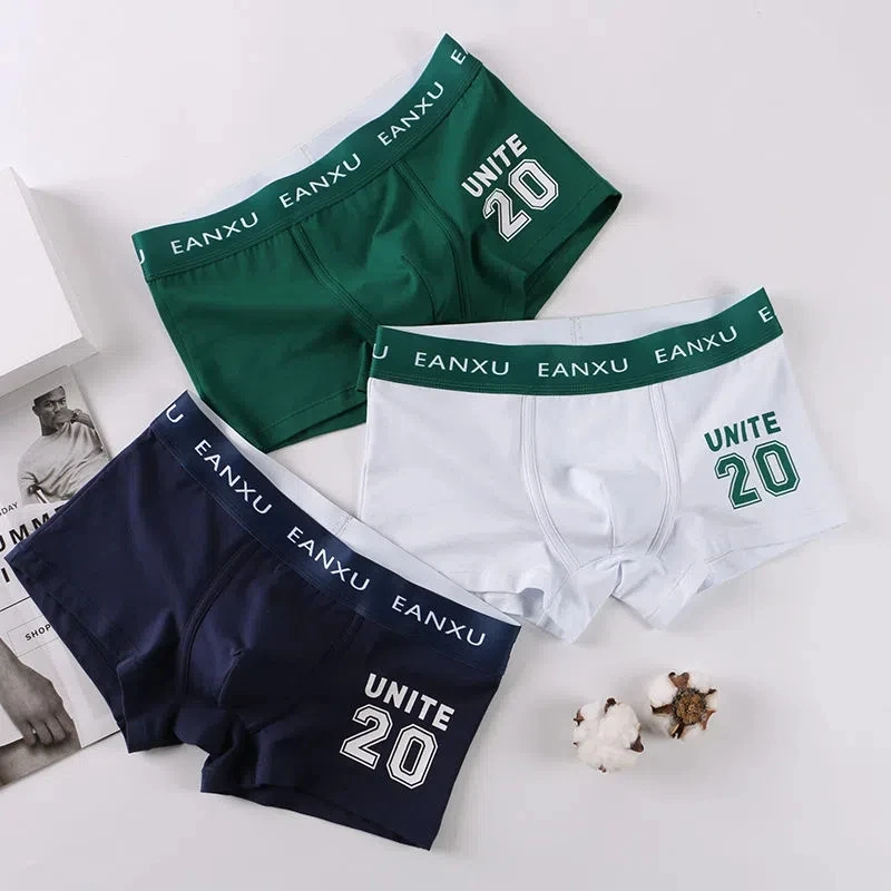 Men's Panties Comforable Underwear Man Soft Cotton Men's Boxers Breathable Unpanters Man Solid Color Beirfs Set Free Shipping