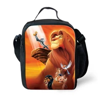 advocator the lion king students school food bag for boys girls lunch bag customized picnic bag children lunch box free shipping