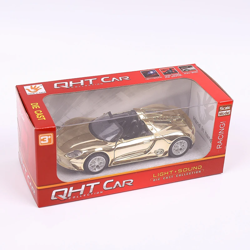 

Украшение для торта на день рождения автомобиля, Золотая спортивная модель, местный Тирант, золотой, мужской, Бог, десертный стол