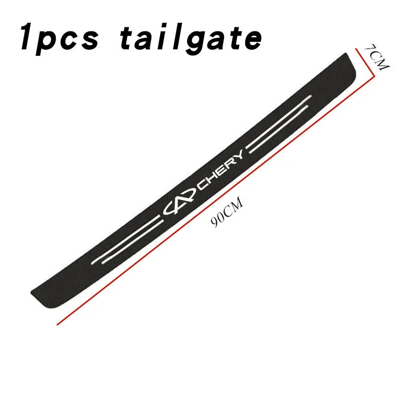 Наклейки на пороги для Chery TIGGO 3 4 5 7 Pro 8Pro Max MVM X22 DR3 Amulet Fora Fulwin T11 A1 A3 A5, автомобильные аксессуары