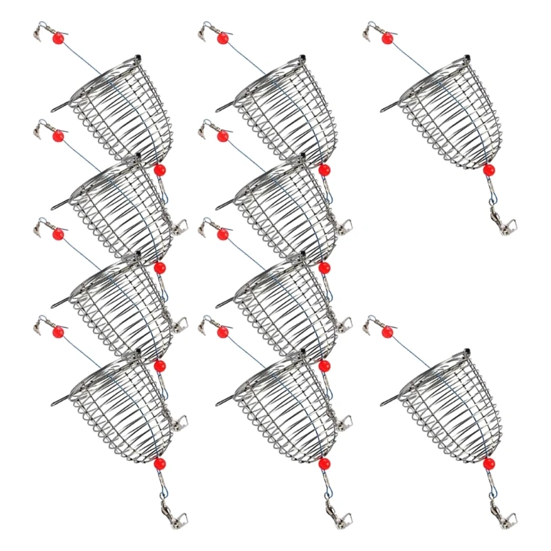 Держатель кормушки клетка для из нержавеющей стали держатель приманок корзина