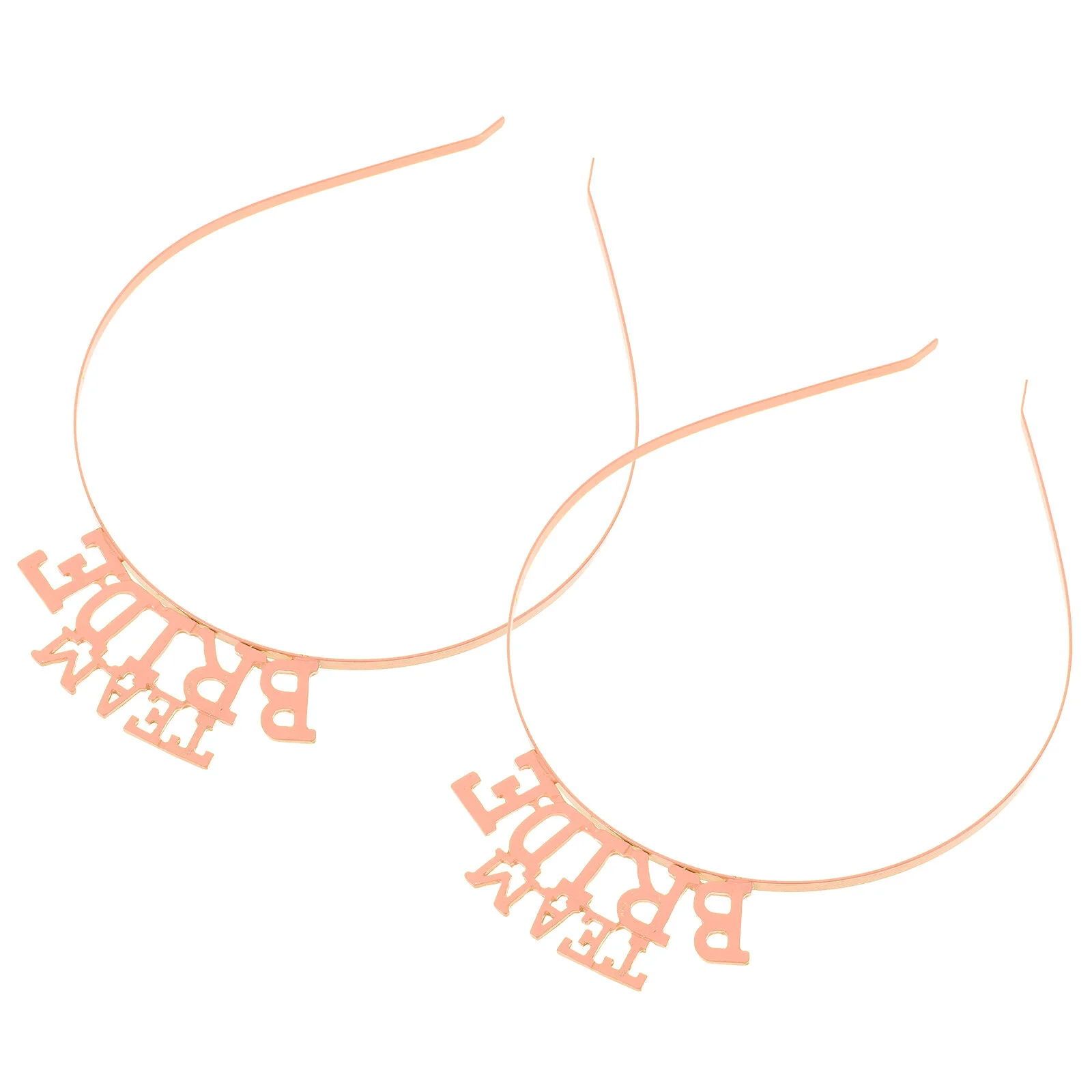 

2 Pcs Evening Dress Bridal Wearing Hair Hoop Simple Flower Girl Accessory Bride Girls Prom Accessories Decor Delicate