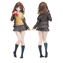 면도 후 여고생 애니메이션 피규어, Sayu Kawaii 소녀 액션 피규어 모델, 클래식 장식품, 장난감 선물, 26cm
