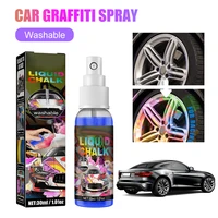 colorful diy car polish graffiti spray dye auto styling car tire graffiti paint spray washable tire paint non toxic color decals