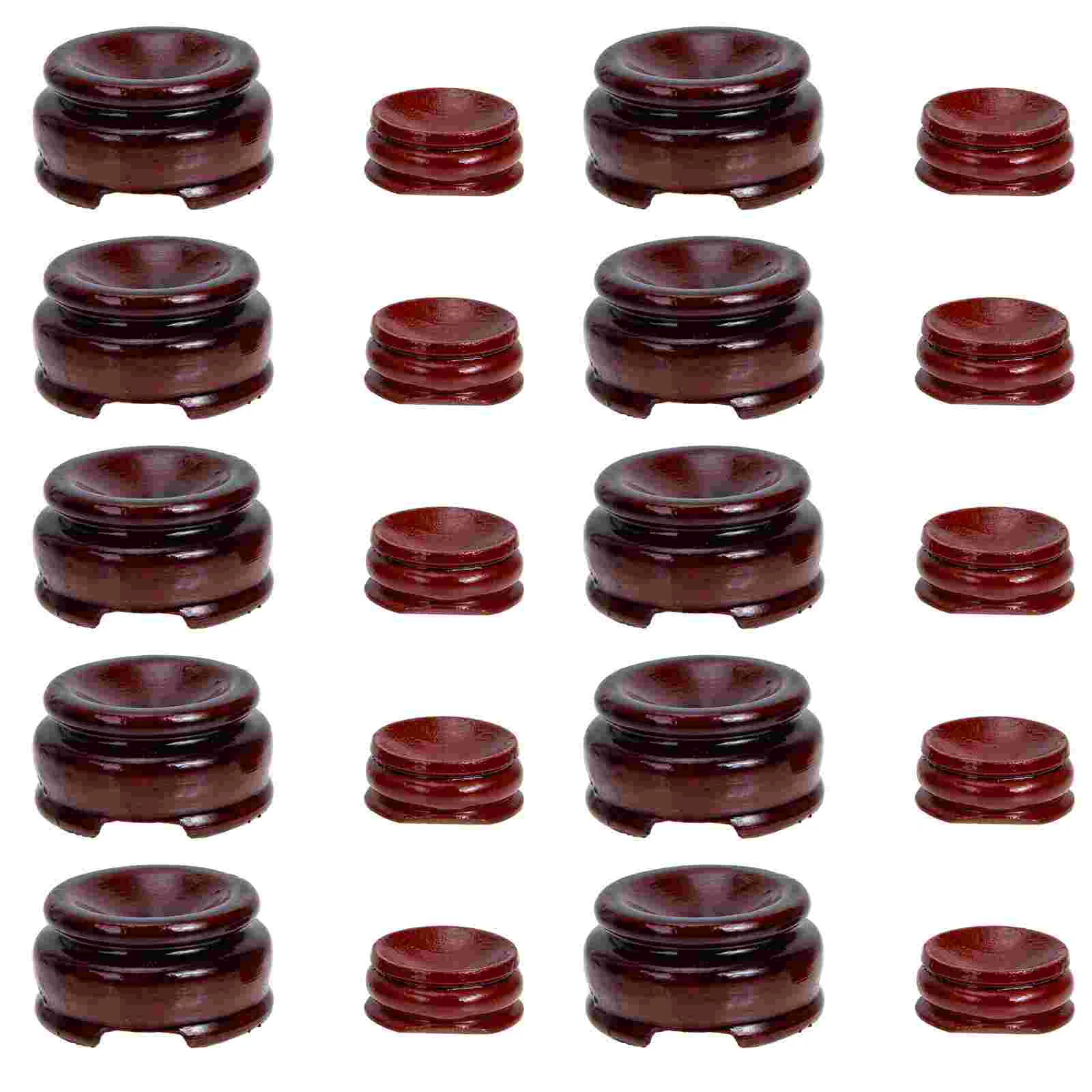 20 шт. шаровая деревянная подставка для монитора хрустальная стойка показа сферы