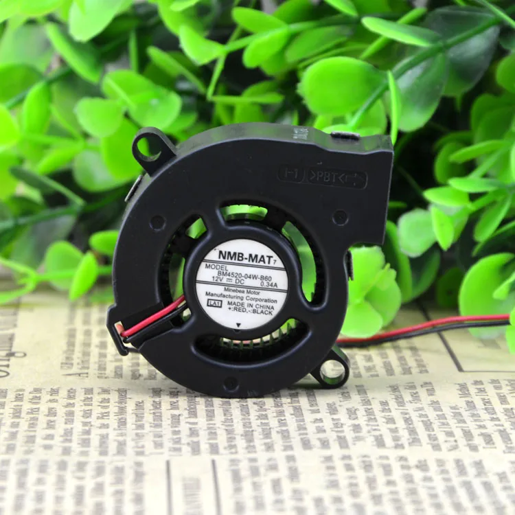 

4.5CM DOUBLE BALL CENTRIFUGAL TURBINE BLOWER 12V 0.34A BM4520-04W-B60