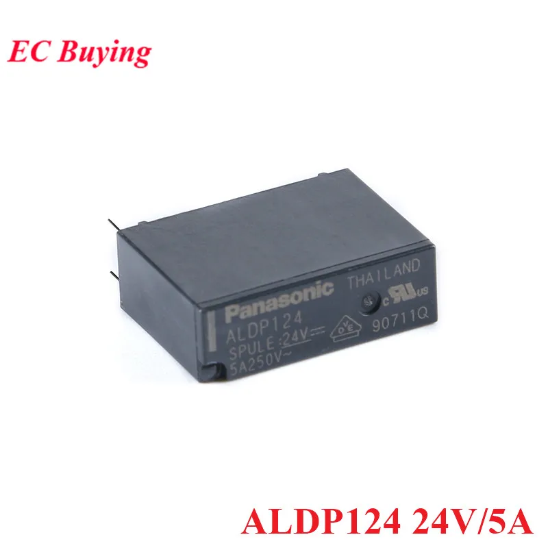 5 шт./лот 5A реле ALDP105 ALDP112 ALDP124 ALD112 в 12 В 24 a группа нормально открытых без 4 контактов