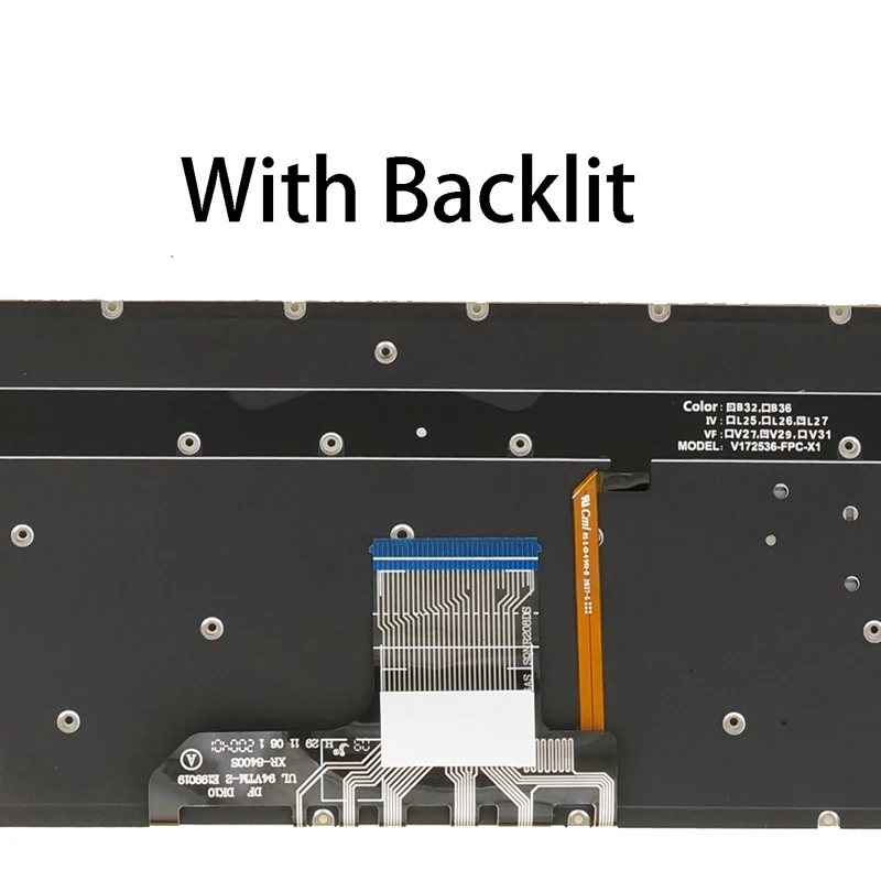 Клавиатура для HP ENVY 13-ag000 13m-ag000 13-ar000 Spectre 13-ap000 13t-ap000 Pavilion 13-an00 США Шведский Финский