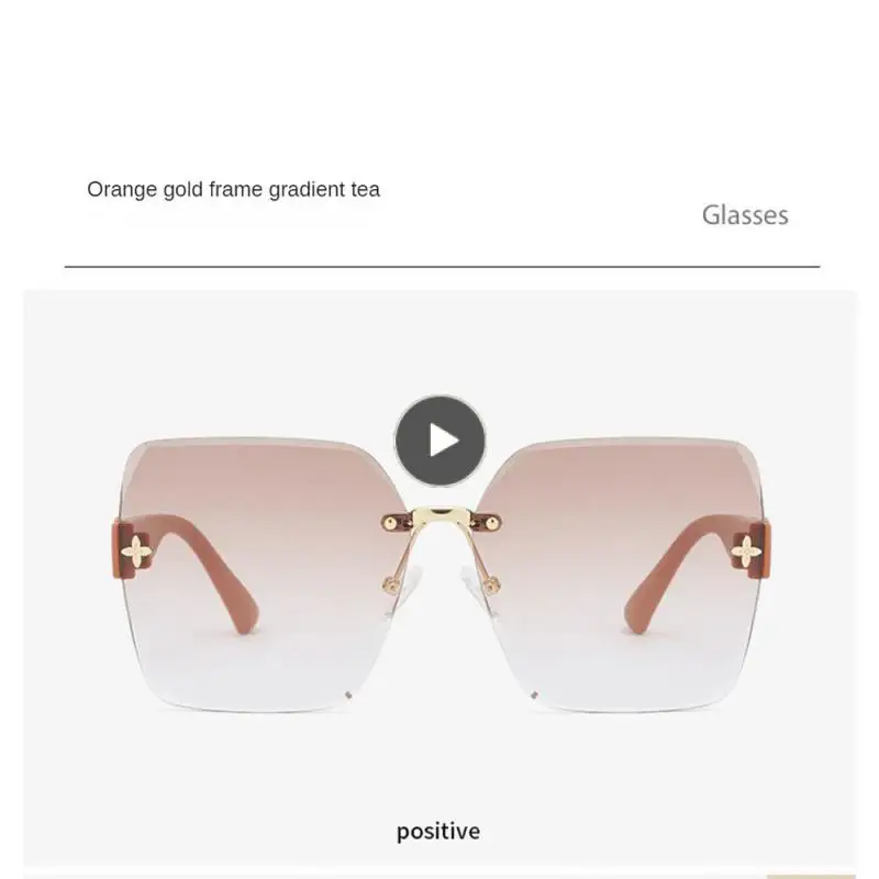 

Ultraviolet-proof Frameless Sunglasses Summer Sun Glasses Vintage Square Sunglasses For Fishing Gafas De Sol Polarized Eyewear