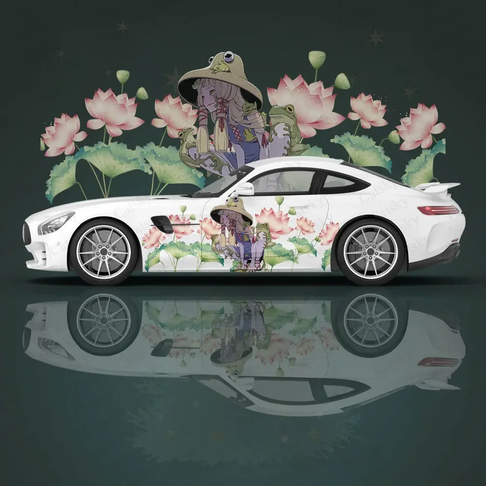 Moriya Suwako аниме девушка автомобильная наклейка цветок виниловые наклейки для