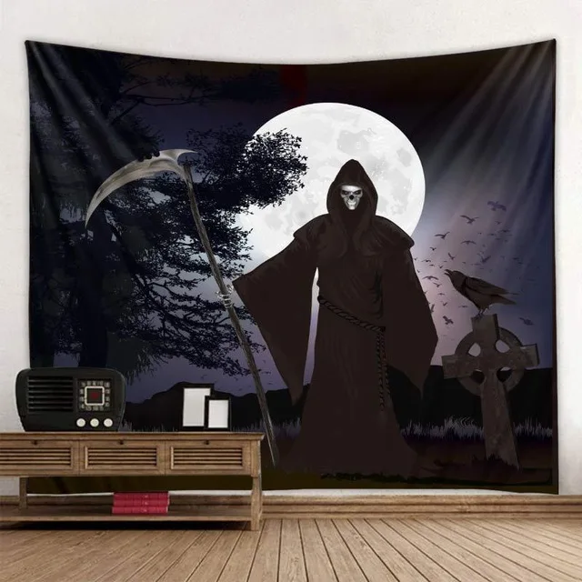 

Natural Skull Waterfall Waterfall 3D Printing Tapestry Wall Home Decoration Wall Background Fabric Hanging Wall Tapestry