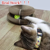 paper magic organ cat scratching board cat toy with bell cat grinding claw cat climbing frame magic organ cat play scratch toy