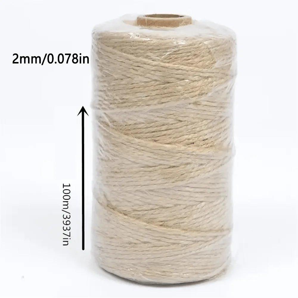 Узел Из Натуральной Джутовой Веревки Для Поделок Декоративный Шпагат В Стиле