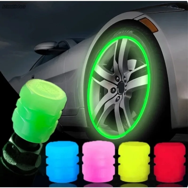 4 шт. светящиеся автомобильные колпачки для мотоциклов и велосипедов