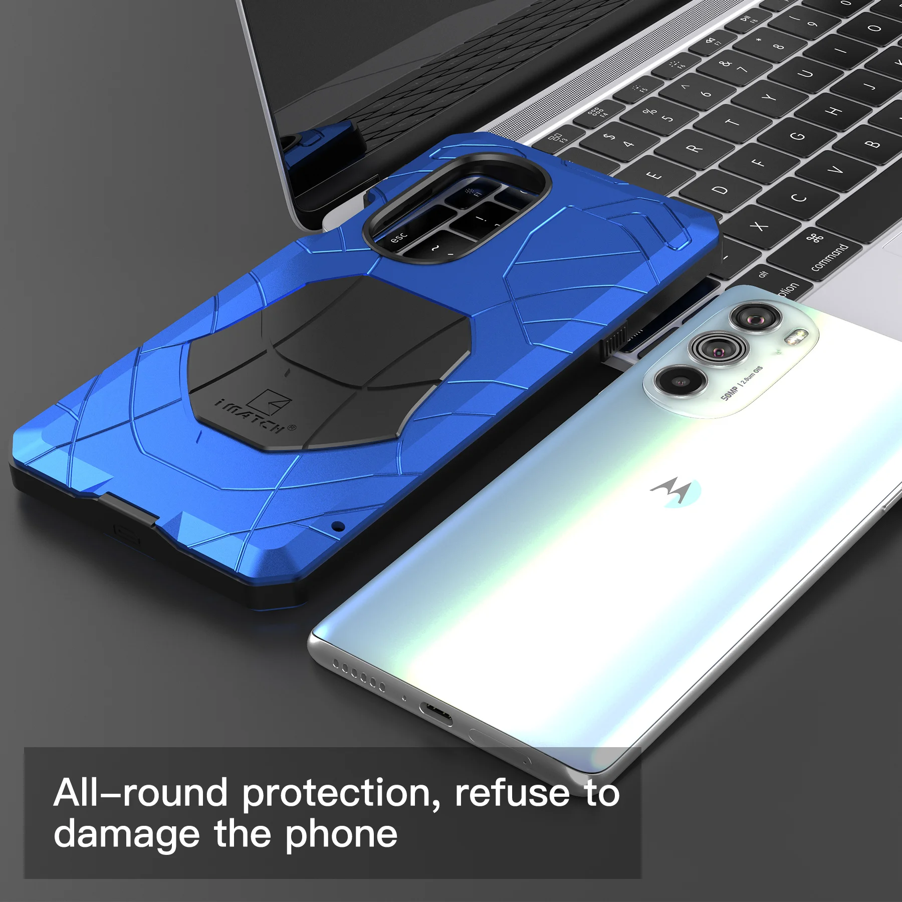 

Luxury Armor Case For Moto Edge X30 Metal Heavy Duty Protection Cover Shockproof Dropproof Dustproof Motorola EdgeX30 Phone Case