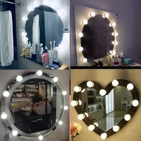 mirror light led dimming dressing table lamp 3 modes vanity colors makeup bulb usb 12v hollywood make up mirror wall lamp