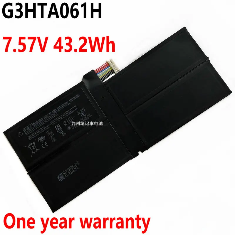 

7.57V 43.2Wh New G3HTA061H Battery for Microsoft Surface Pro 7 1866 Series Tablets