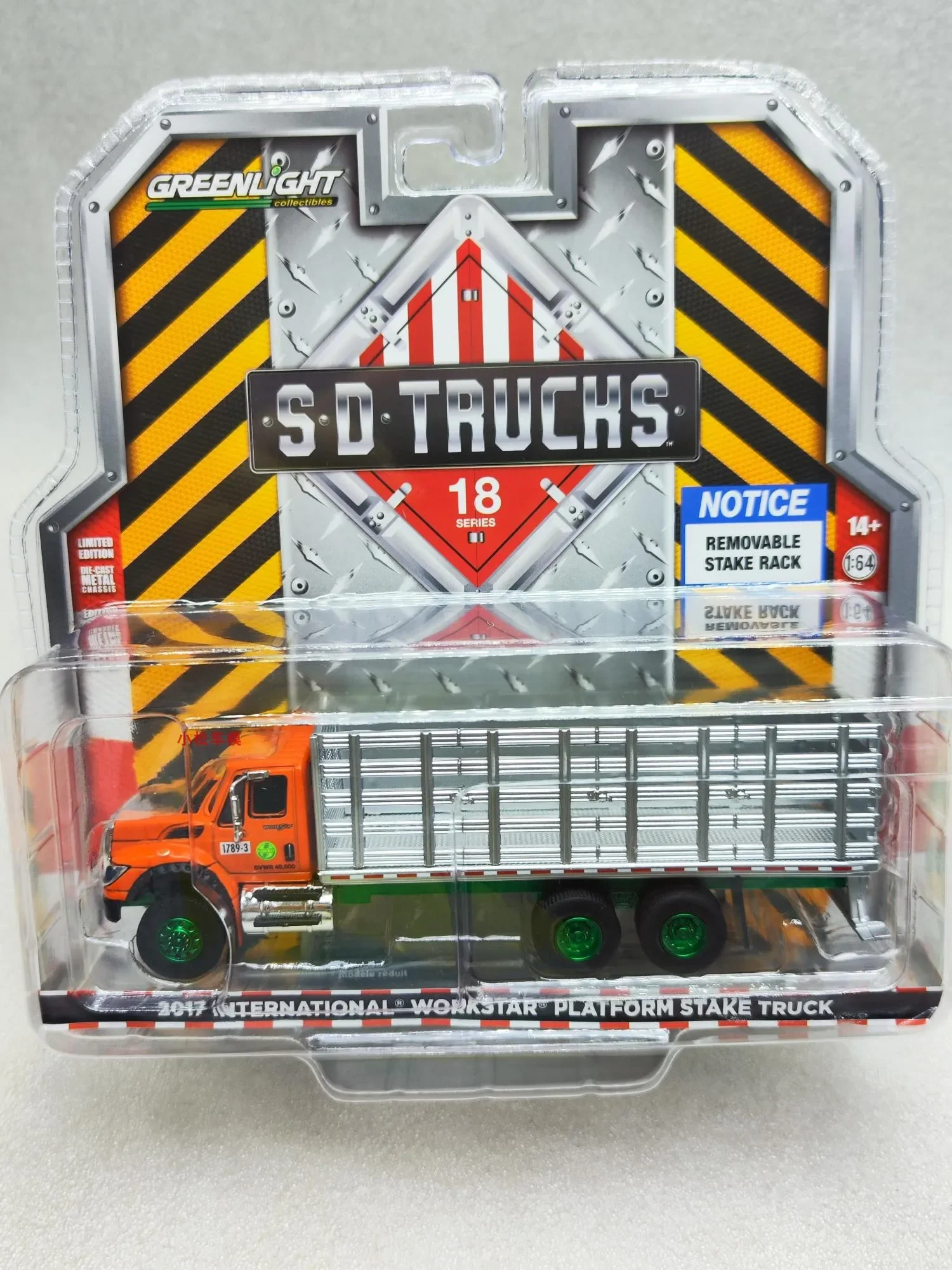 1: 64 2017 Международная платформа WorkStar кол грузовик из сплава коллекция моделей