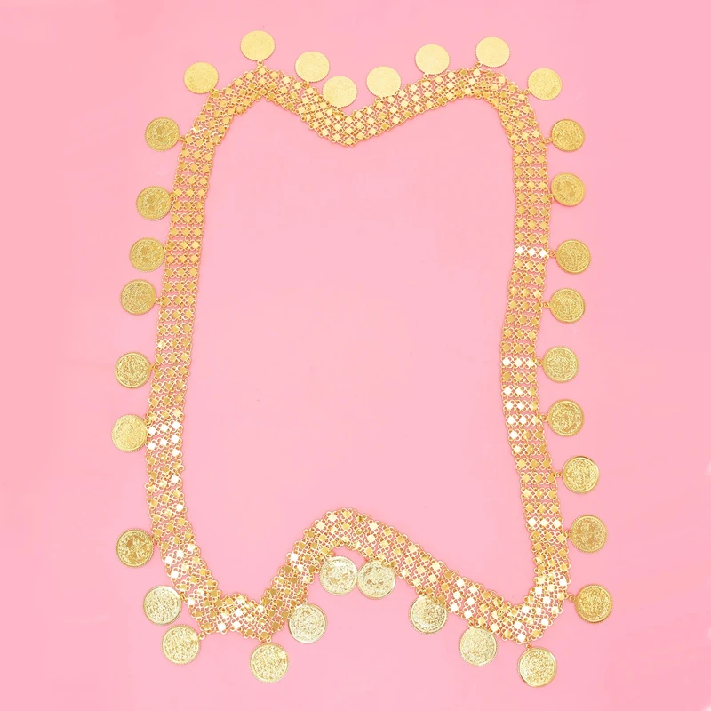 Coin Women Shoulder Chains Golden Indian Statement Tassel Gypsy Body Jewelry Charms Bohemian Ethnic Shoulder Chains Female