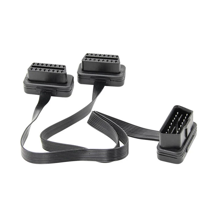 ELM327 OBD2 Extension Cable 1-2 16 Pin Male To Female Connector OBD II Diagnostic Adapter Free Shipping | Автомобили и мотоциклы