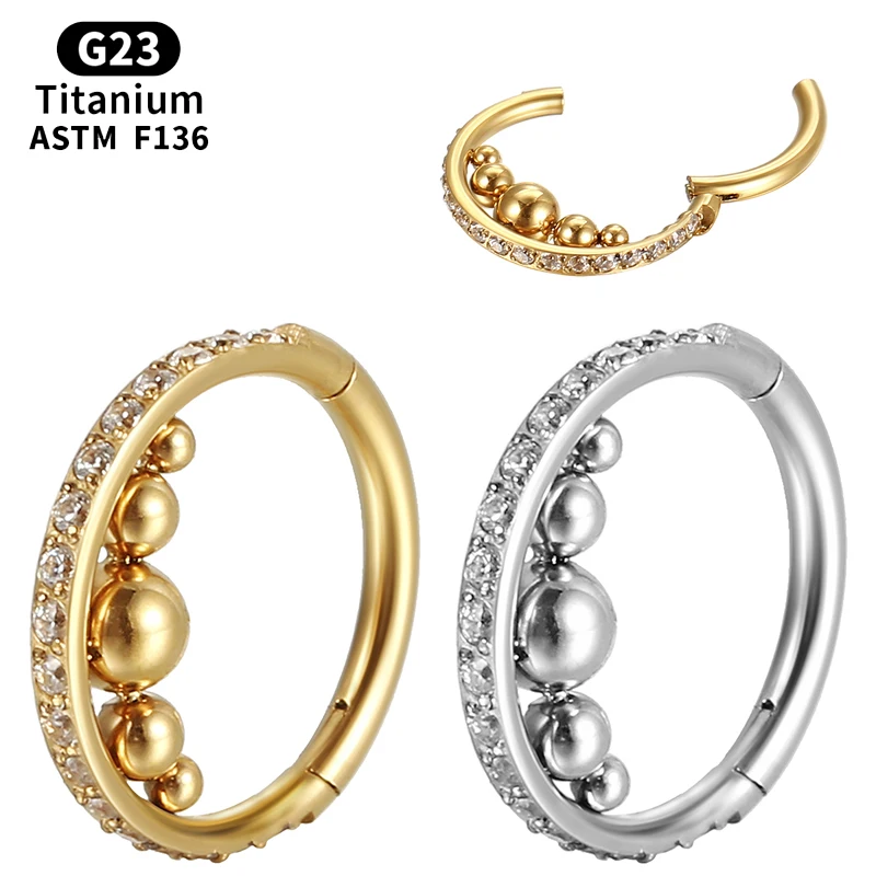 

Хрустальный пирсинг перегородка промышленный кликер титановый хрящ козелка бриллианты G23 Сексуальная спираль Дамская петля сегментные юв...