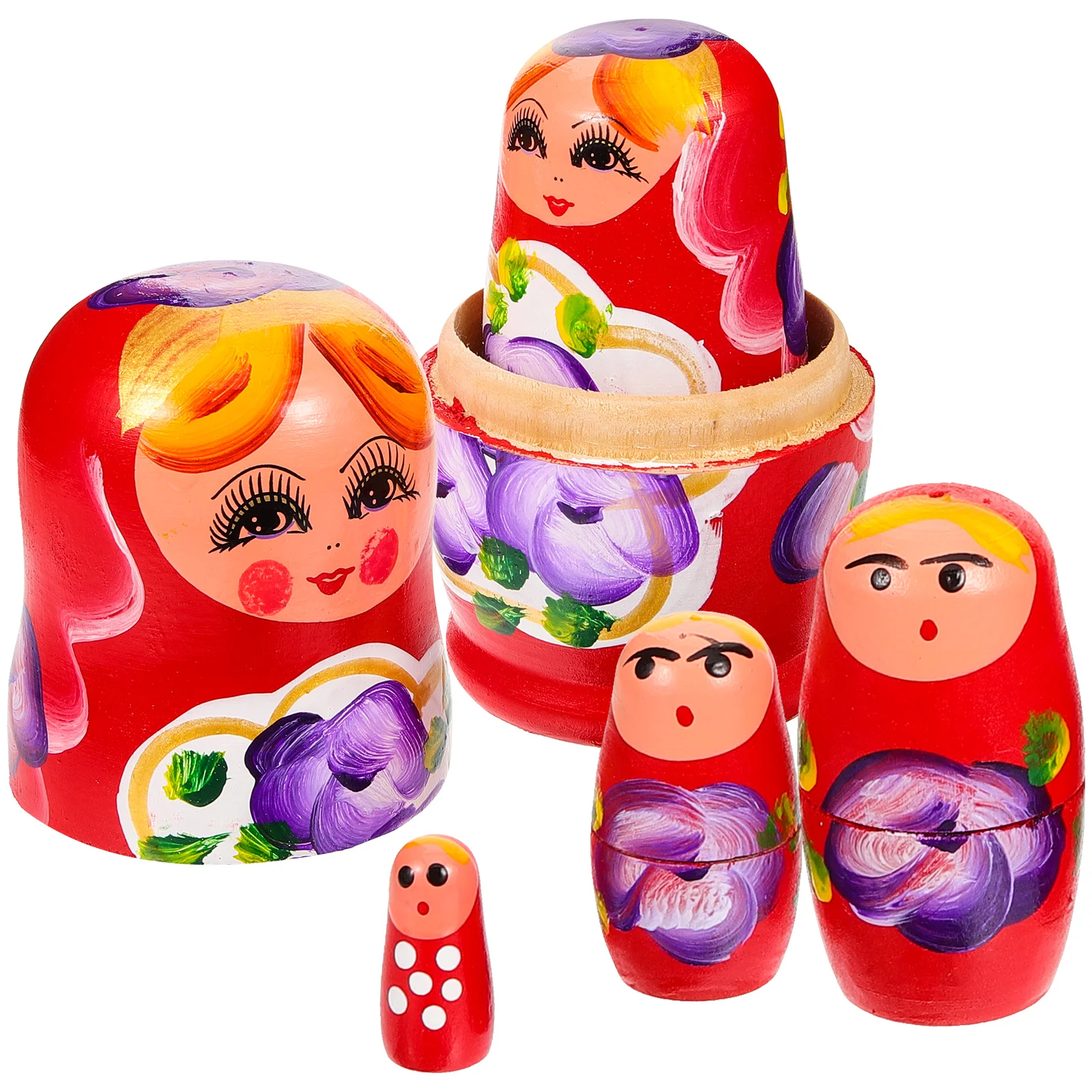 

Матрешка, деревянная игрушка ручной работы, русские традиционные гнездовые куклы, подарки для детей