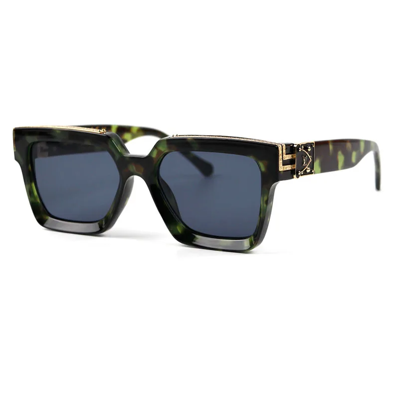 Солнцезащитные очки в большой квадратной оправе UV400 для мужчин и женщин