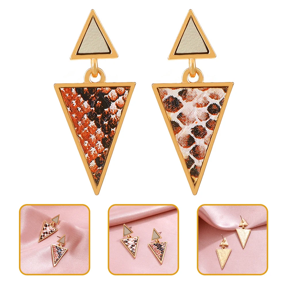 

Earrings Triangle Dangledrop Cool Snakegeometric Statement Beach Fun Vintage Pendant Aesthetic