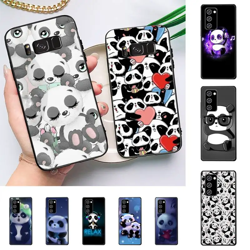 

Cartoon Cute Panda Phone Case for Redmi 8 9 9A for Samsung J5 J6 Note9 for Huawei NOVA3E Mate20lite cover