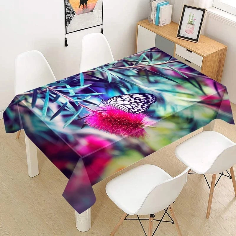 

Rectangle Table Cover For Birthday Party Picnic Table Decoration-QSA