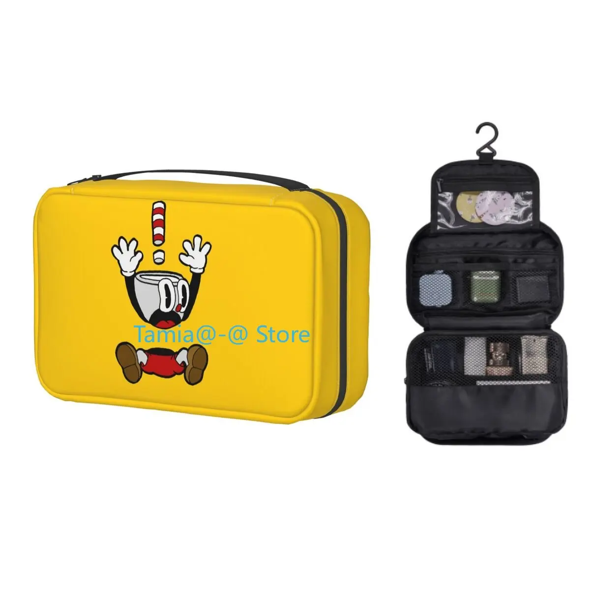 

Мультяшная косметичка для женщин, дорожный органайзер для косметики, модная подвесная женская косметичка