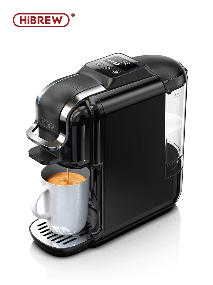 HiBREW 5in1 Capsule Coffee Machine Hot/Cold Espresso Cafetera Cappuccino Coffee Maker Lavaza Dolce Gusto Nespresso Powder H2C