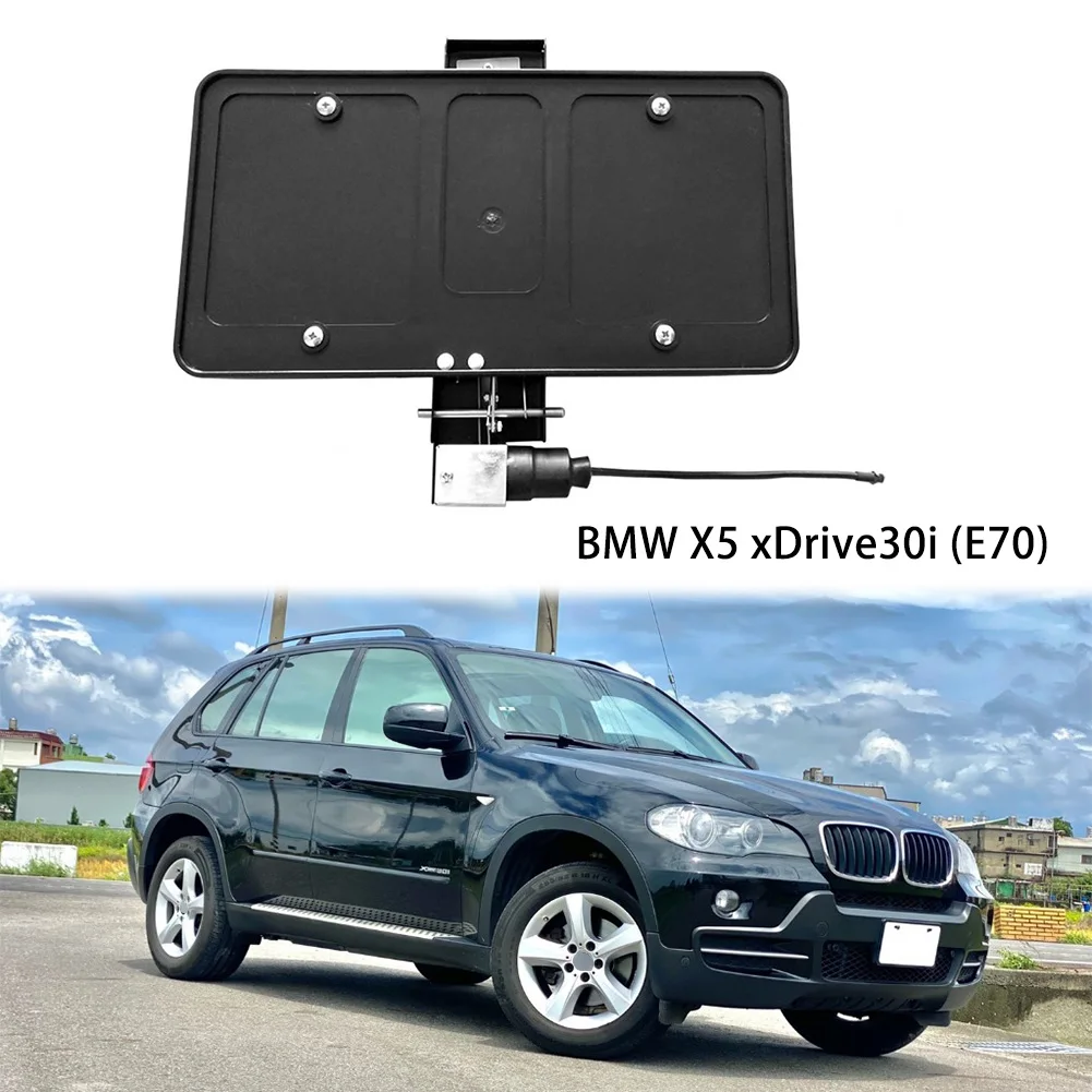 

Car Folding License Plate Holder Frame For American Standard New Energy Electric Vehicle Remote Control License Plate Holder Set