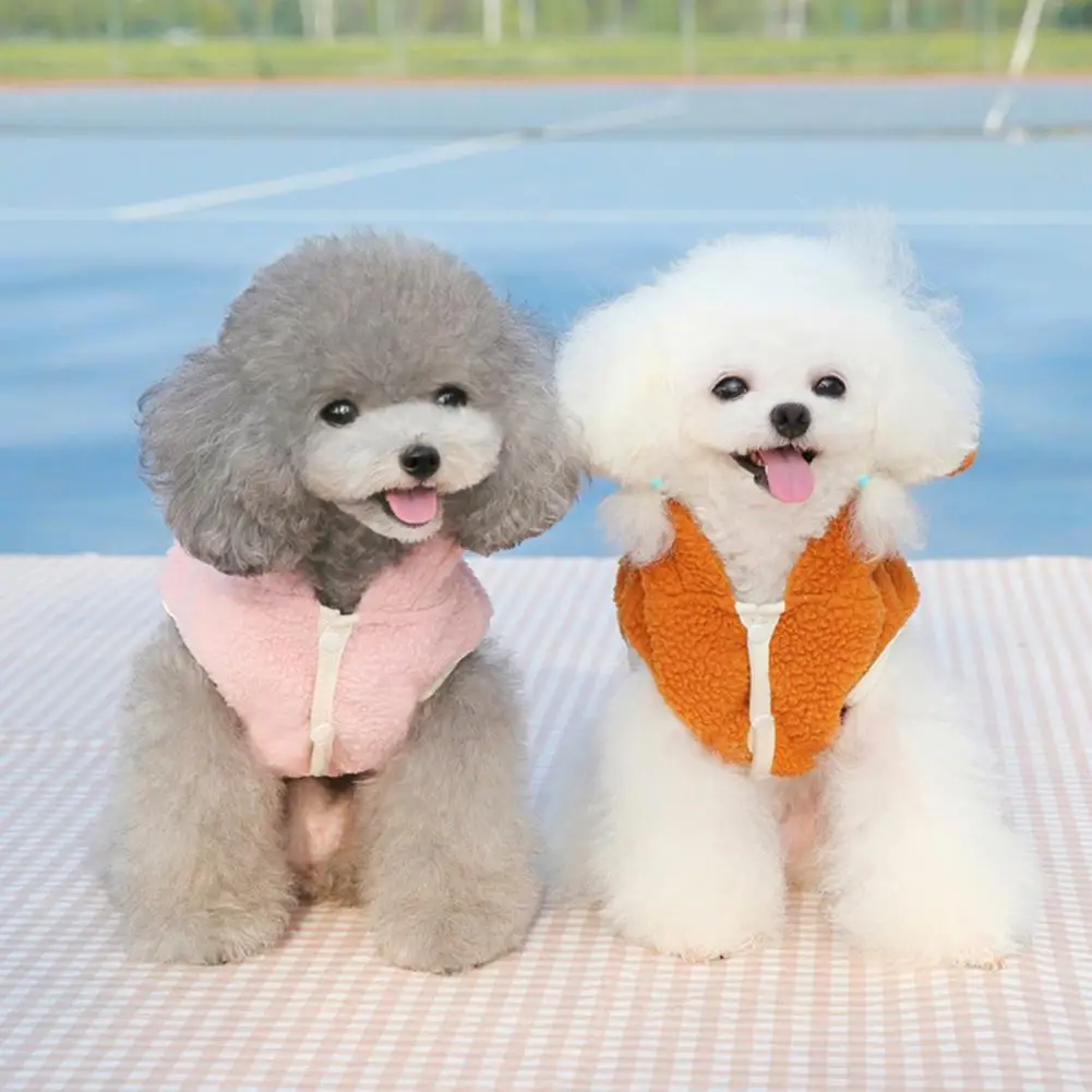 

Stylish Dog Jacket Soft Thickened Cartoon Sheep Pattern Pet Dog Clothing Elasticity Dog Clothing for Home