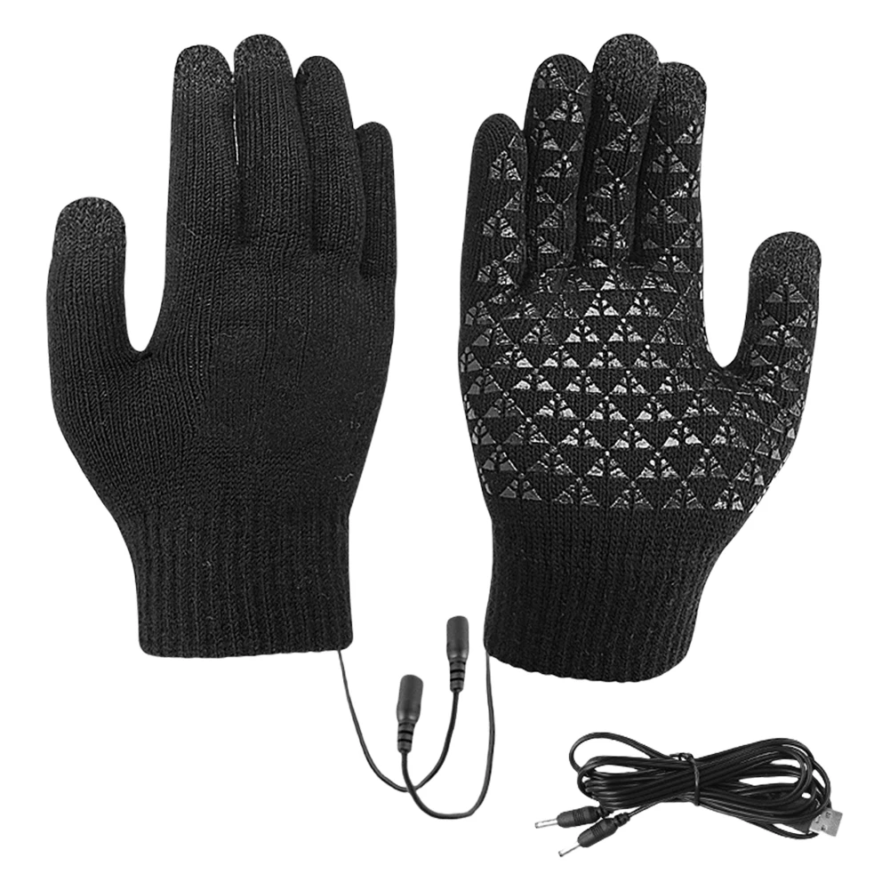 Guantes Térmicos Con Calefacción USB - 3 Niveles De Temperatura (35-50°C), Táctiles, Antideslizantes, Cable 160 Cm, Para Exterior E Interior, Unisex