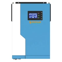 high frequency solar controller 3 5kw 5 5kw hybrid solar inverter 24v 48v built in 100a mppt support with wifi