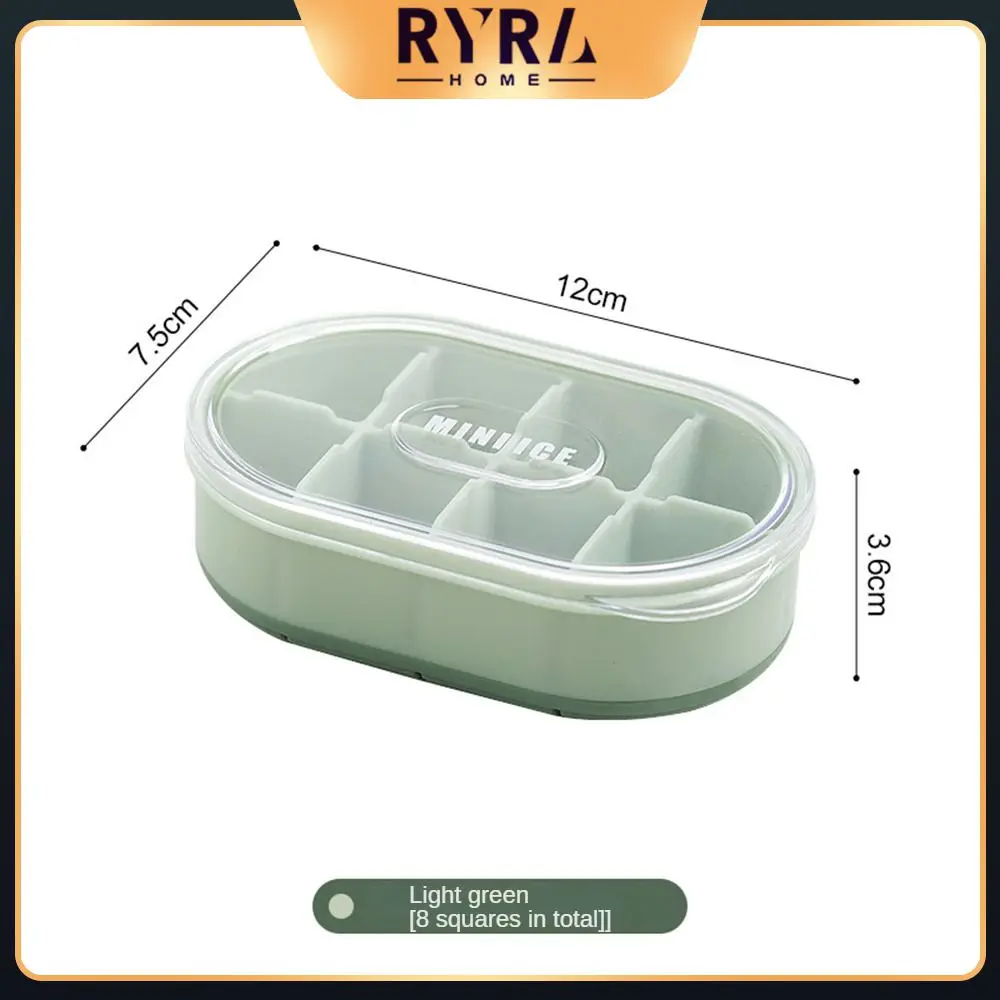 

Small Soft Rubber Ice Tray Mold Supplementary Food Refrigerator Reusable Household Artifact Kitchen Gadgets Frozen