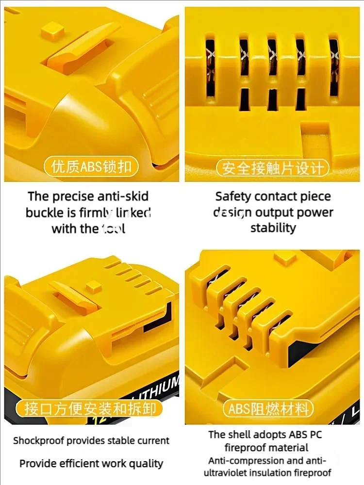 Замена Aleaivy для Dewalt 10 8 В 12 3 Ач DCB120 литий-ионный аккумулятор DCB123 DCB125 DCB124 DCB122 DCD710