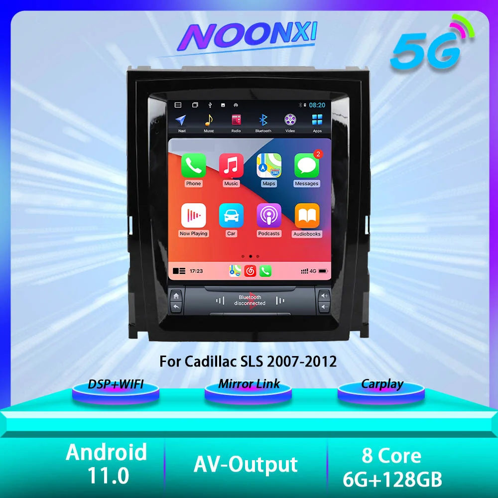 

6G+128G For Cadillac SLS 2007 -2012 Car Radio Multimedia 10.4Inch Player GPS Navigation Car System DVD Android 11.0 Host