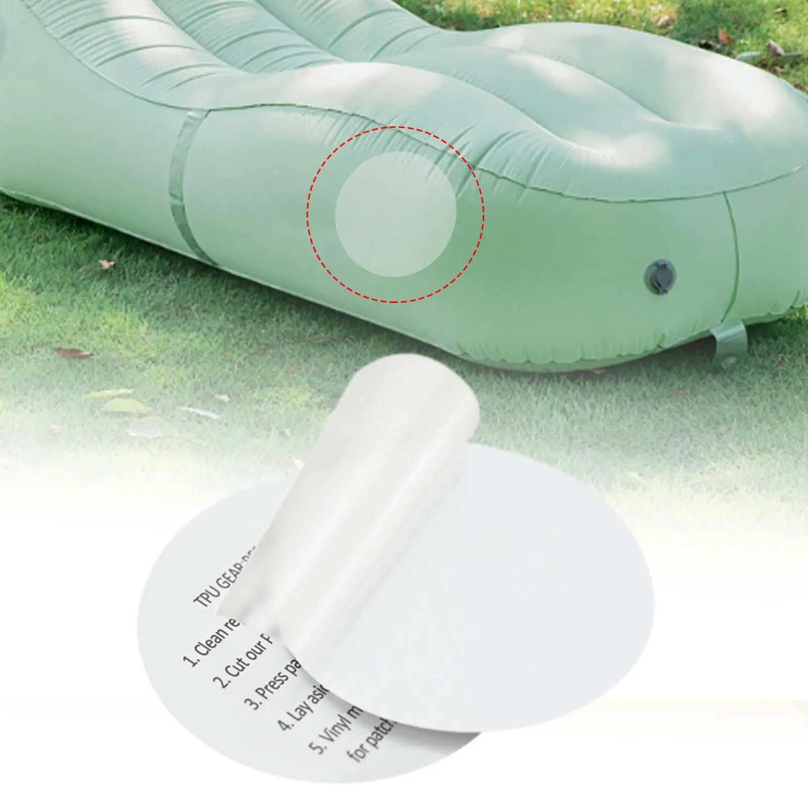 Прозрачный термополиуретановый ремонтный патч термостойкий для ремонта