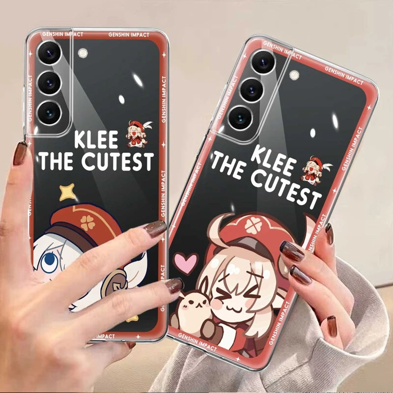 

Capinha Cover Case Genshin Impact Klee Anime For Samsung Galaxy S20 FE S21 Plus S22 Ultra 5G S23 S22Ultra S23Ultra S20FE S21FE