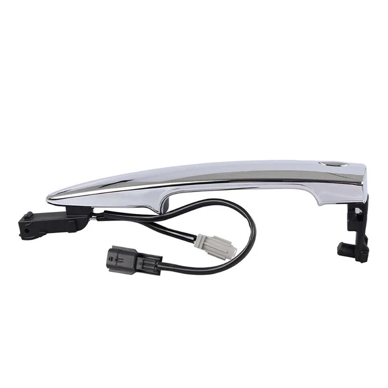 1 пара хромированных пластиковых передних наружных дверных ручек автомобиля