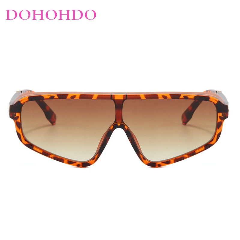 DOHOHDO большие солнцезащитные очки в оправе для мужчин новый люксовый бренд