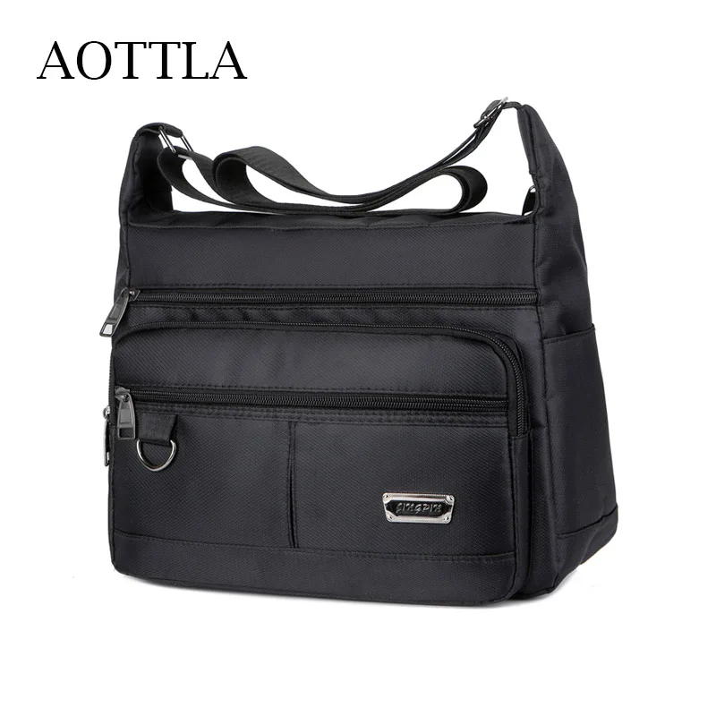 

AOTTLA Men Shoulder Bag Crossbody Bag For Male High Quality Sling Bag Brand Hot Sale Messenger Bag Men Casual Pack Free Shipping