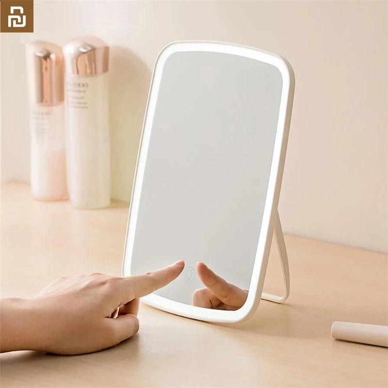

Original Jordan Judy Intelligent Portable Makeup Mirror LED Light Desktop Folding Adjustable Touch Light Mirror Dormitory