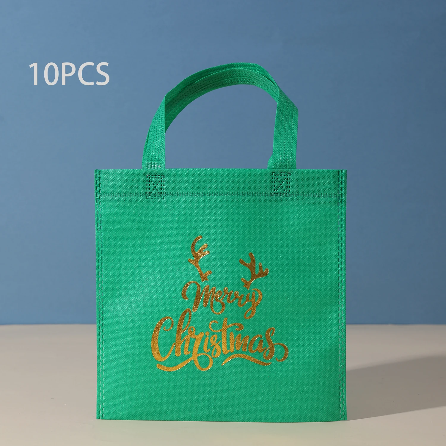 

10 ярких и красивых искусств, многоразовые нетканые экологически чистые подарочные сумки, красивые украшения для Рождества