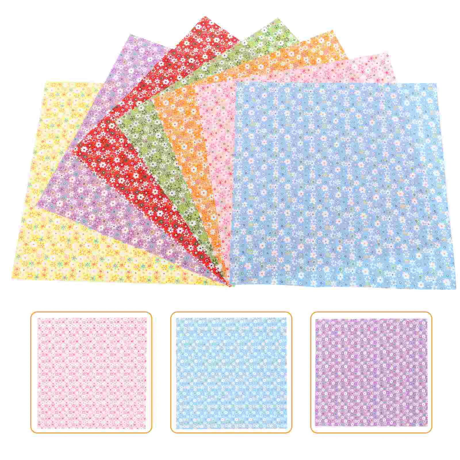 

Fabric Squares Patchwork Quilting Sewing Sheets Craftfloral Cotton Bulkbundle Bundles Square Diy Sheet Printed Embroidery Quilt